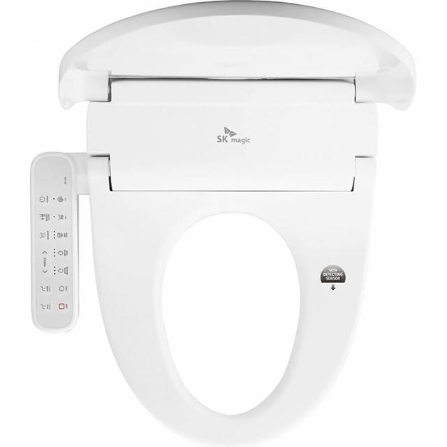 SK magic BID-018D SK magic BID-018D 瞬熱式智慧馬桶蓋,提供即時熱水舒適體驗,具備烘乾、暖座、過濾水洗淨及噴嘴自潔功能,尺寸一般適合多數馬桶,享1年保固,升級居家衛生與便利。