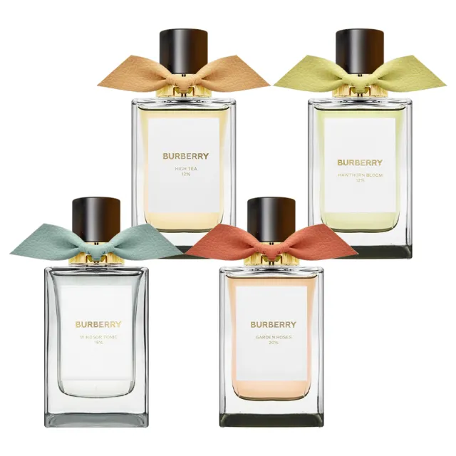 【BURBERRY 巴寶莉】高訂系列 淡香精 100ml(國際航空版/山楂花/午後茶會/英倫玫瑰/漫步溫莎)
