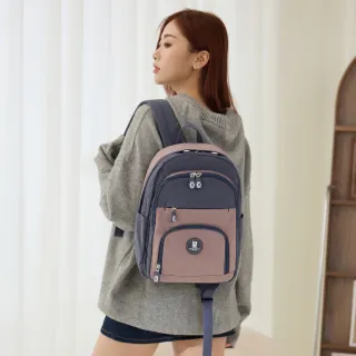 【Kinloch Anderson 金安德森】Mousse 拉鍊後背包(莓果藍)