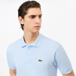 【LACOSTE】男裝-經典L1212短袖Polo衫(淺藍色)