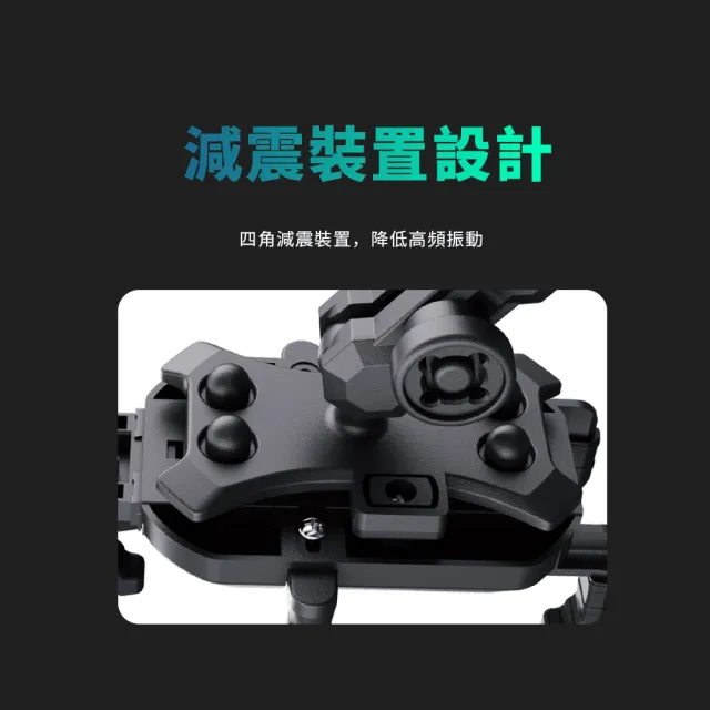 【車神】五匹同款 六爪專業減震防盜抗震防滑機車360°手機導航支架(機車支架/騎行支架/導航支架)