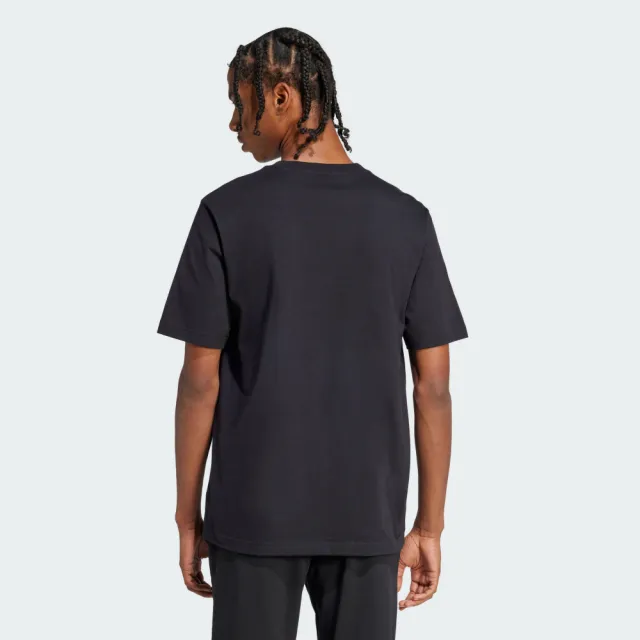 【adidas 愛迪達】短袖上衣 男 M L SLIDE PKT T 黑 JC5283