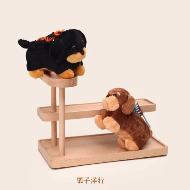 【WOONUE】雙11 臘腸狗玩偶吊飾耳機包零錢包包吊飾鑰匙圈臘腸犬狗吊飾(送禮情人節禮物生日孫女兒