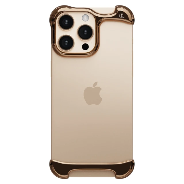 ARC iPhone 16 Pro ARC Pulse航太級鋁製極簡保護殼-玫瑰銅