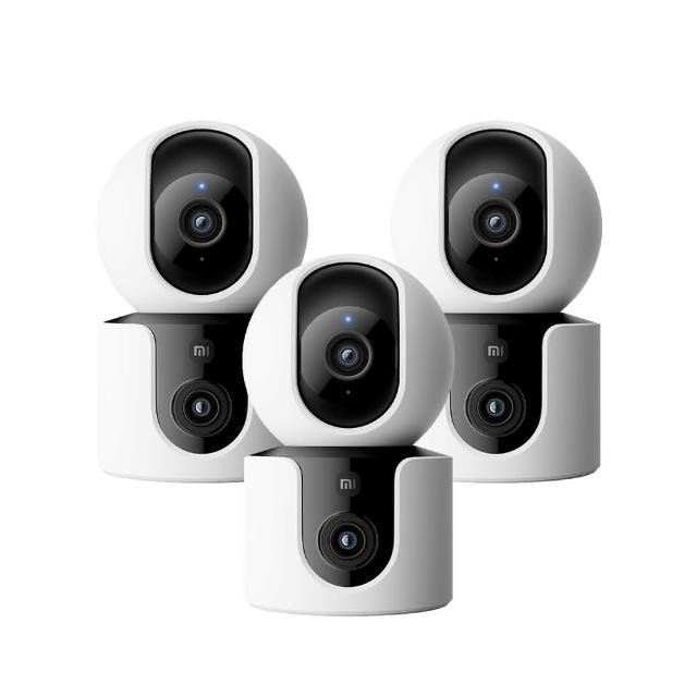 (三入組)【小米】官方旗艦館  智慧攝影機 C300 雙攝版