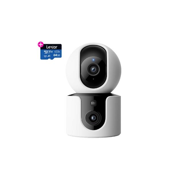 (64G記憶卡組)【小米】官方旗艦館  智慧攝影機 C300 雙攝版