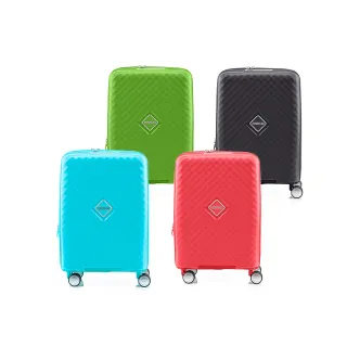 【AMERICAN TOURISTER 美國旅行者】20吋 SQUASEM 可擴充大容量防盜拉鍊PP避震輪行李箱/登機箱(多色可選)
