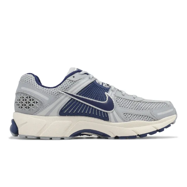 【NIKE 耐吉】休閒鞋 Zoom Vomero 5 Yankees 男鞋 女鞋 灰 藍 洋基藍 復古 運動鞋(FB9149-003)