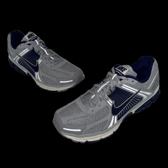【NIKE 耐吉】休閒鞋 Zoom Vomero 5 Yankees 男鞋 女鞋 灰 藍 洋基藍 復古 運動鞋(FB9149-003)
