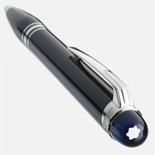 【MONTBLANC 萬寶龍】星際行者系列 飄浮藍原子筆(黑色)