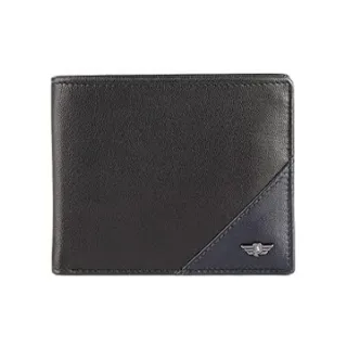 【POLICE】限量2折 頂級小牛皮4卡零錢袋男用皮夾  洛特系列 全新專櫃展示品(送禮盒提袋 男夾)