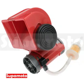 【Supamoto】汽笛喇叭—B一體型(回音/12V/24V/AIR空氣喇叭/貨車/卡車/氣動/汽車/機車改裝)