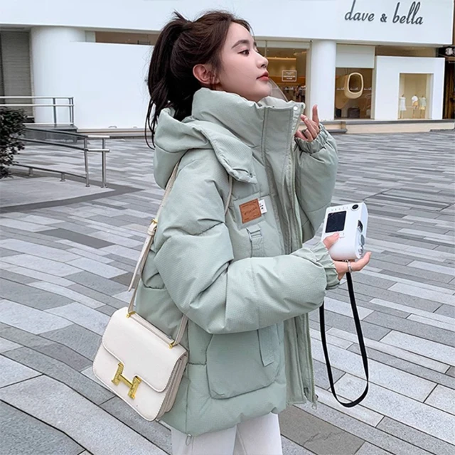 Chudan 初丹 蓬鬆連帽羽絨外套(兩色) 推薦