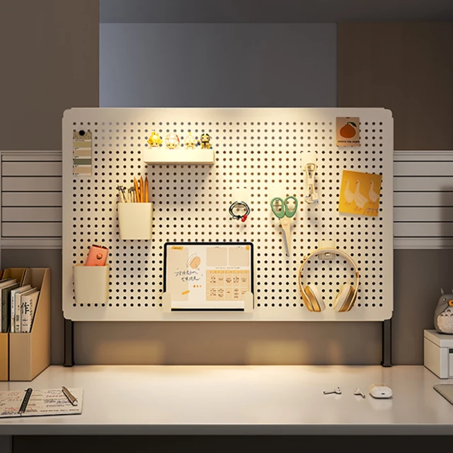 Easy buy 居家生活 夾式洞洞板收納架-桌上型80X4