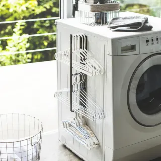 【DREAMCATCHER】磁吸式衣架收納架 雙層(衣架收納/衣架整理)