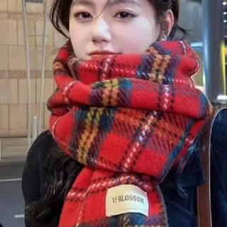 【HaNA 梨花】韓國東大門現貨採購．不怕風吹落買一送一隨機送一條仕女磁扣絲巾現+預