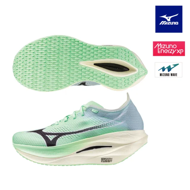 【MIZUNO 美津濃】WAVE REBELLION PRO 3 男款路跑鞋 U1GD253001(路跑鞋)