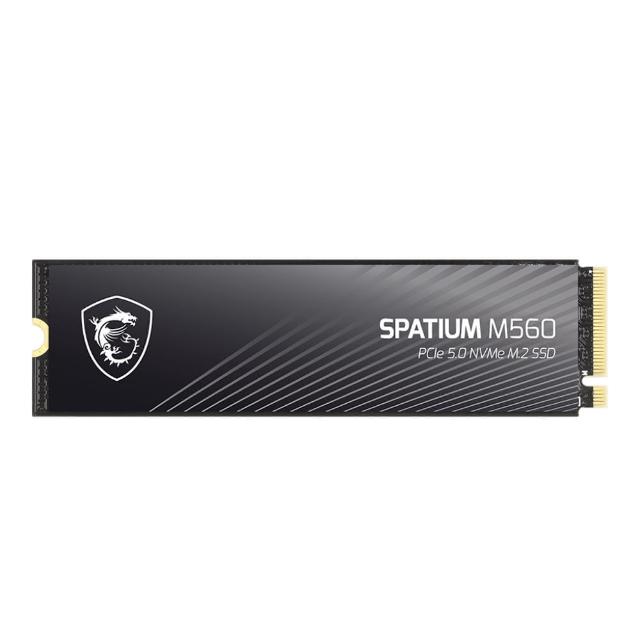 【MSI 微星】SPATIUM M560 1TB M.2 2280 PCIe 5.0 ssd固態硬碟(讀10200MB/寫8400MB)