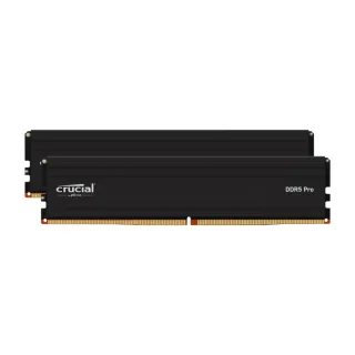 【Crucial 美光】Pro DDR5 5600 32GB/16GB x2 桌上型記憶體(CP2K16G56C46U5 *支援XMP 3.0/AMD EXPO超頻)