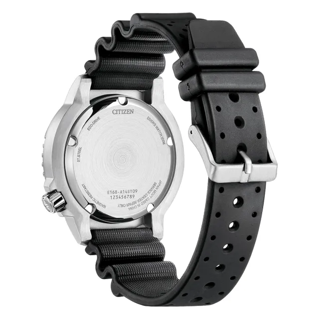 【CITIZEN 星辰】千彩之海限量光動能潛水男錶 藍綠 44mm(BN0166-01L)