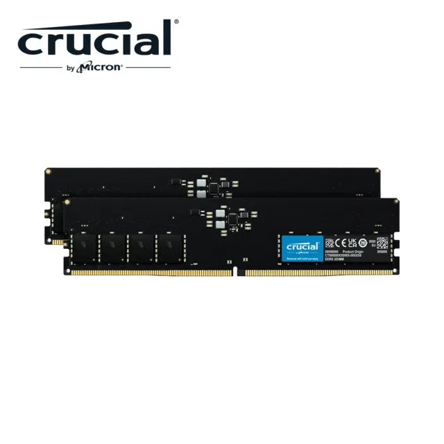 Crucial 美光】DDR5 5600 64GB (32GB x2) 桌上型記憶體