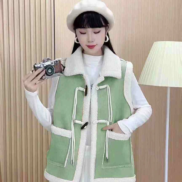 K.W. 現貨韓國朵朵花加絨保暖升級背心(共1色)優惠推薦