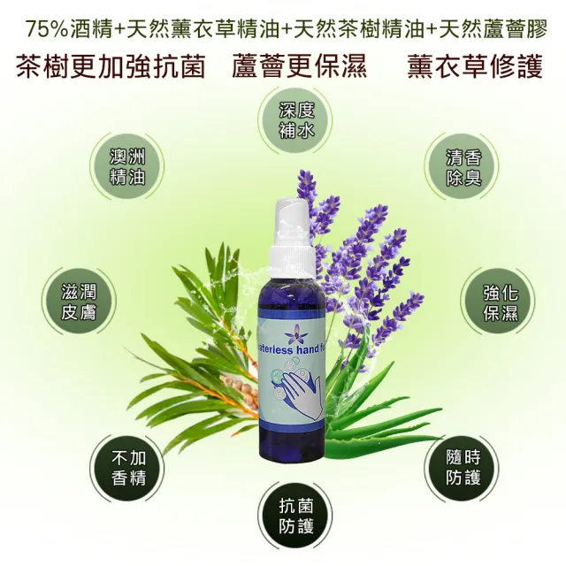 【BodyTemple 身體殿堂】精油乾洗手6入(100ml*6)