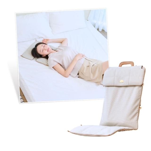  TOKUYO 督洋 TH-526 輕薄美型小舒包溫熱背墊，專為頸部、肩部、背部設計的揉捏式按摩椅墊/床墊，提供溫熱功能與定時模式，米色系輕巧設計（長770x寬430x高140mm，約3kg），插電式電源（100-240V，20W），附有線遙控器，布、塑膠、海棉、金屬材質，BSMI認證R35573，1年保固，中國製造。舒緩肌肉疲勞，提升日常舒適體驗。 