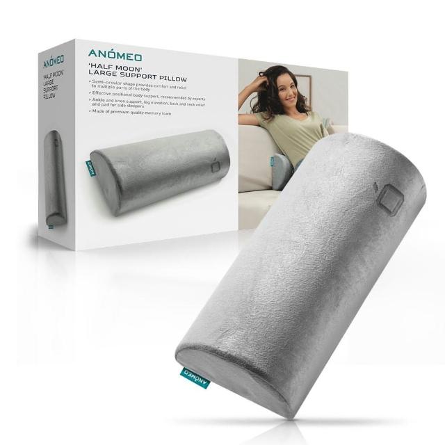 【ANOMEO】半月形 靠腰墊 腰靠 高密度記憶棉(靠枕/椅枕/靠墊/腰靠)