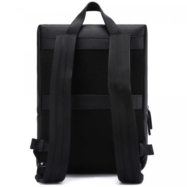 【Cerruti 1881】限量2折 義大利原裝進口 頂級小牛皮後背包 CEZA05904M 全新專櫃展示品(黑色)
