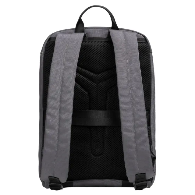 【Automobili Lamborghini】雙11 藍寶堅尼 限量2折 義大利頂級後背包 全新專櫃展示品 452T灰色