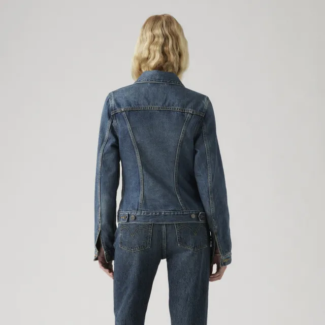 【LEVIS】女款 牛仔外套/Original經典修身版型/精工深藍染水洗/天絲棉 熱賣單品
