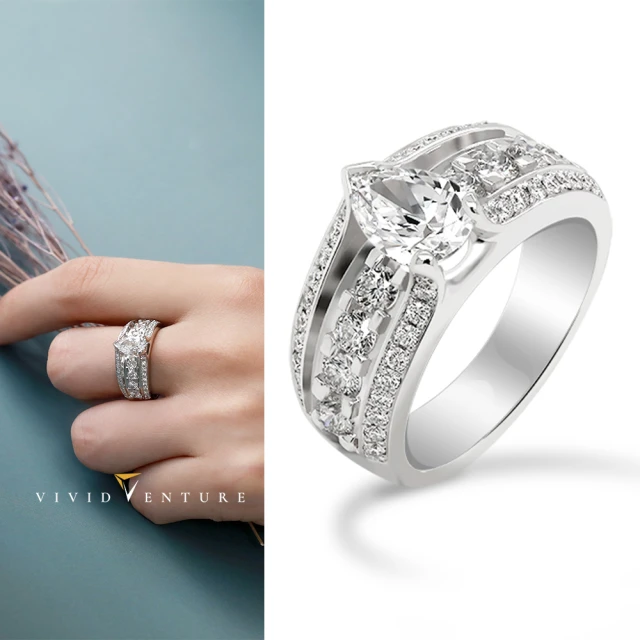 Vividventure 亞帝芬奇 13分 天然鑽石 鑽石 