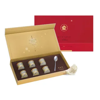 【潤燕窩】24K極濃一品金燕-6入燕窩禮盒 贈德國訂製湯匙(現燉燕窩、養生、送禮、母親節)