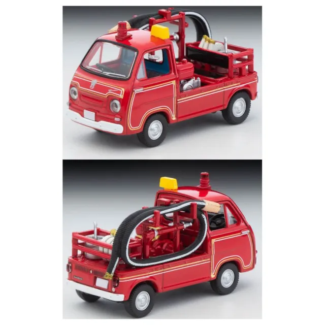 【TOMICA】TOMYTEC LV-68c Subaru Sambar Pump Fire Truck 附人偶(模型車)