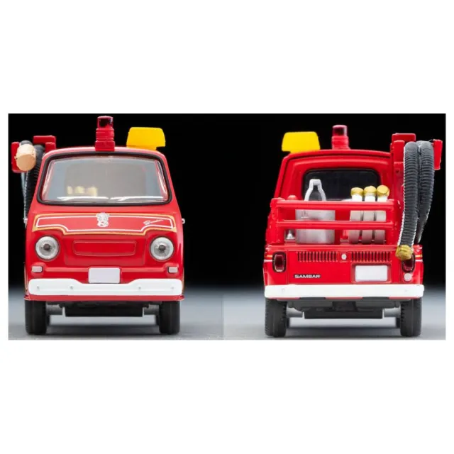 【TOMICA】TOMYTEC LV-68c Subaru Sambar Pump Fire Truck 附人偶(模型車)