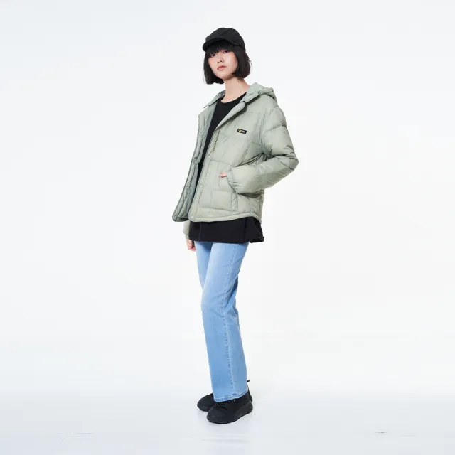 【5th STREET】雙11 中性 羽絨外套 連帽外套 綠色(510585)