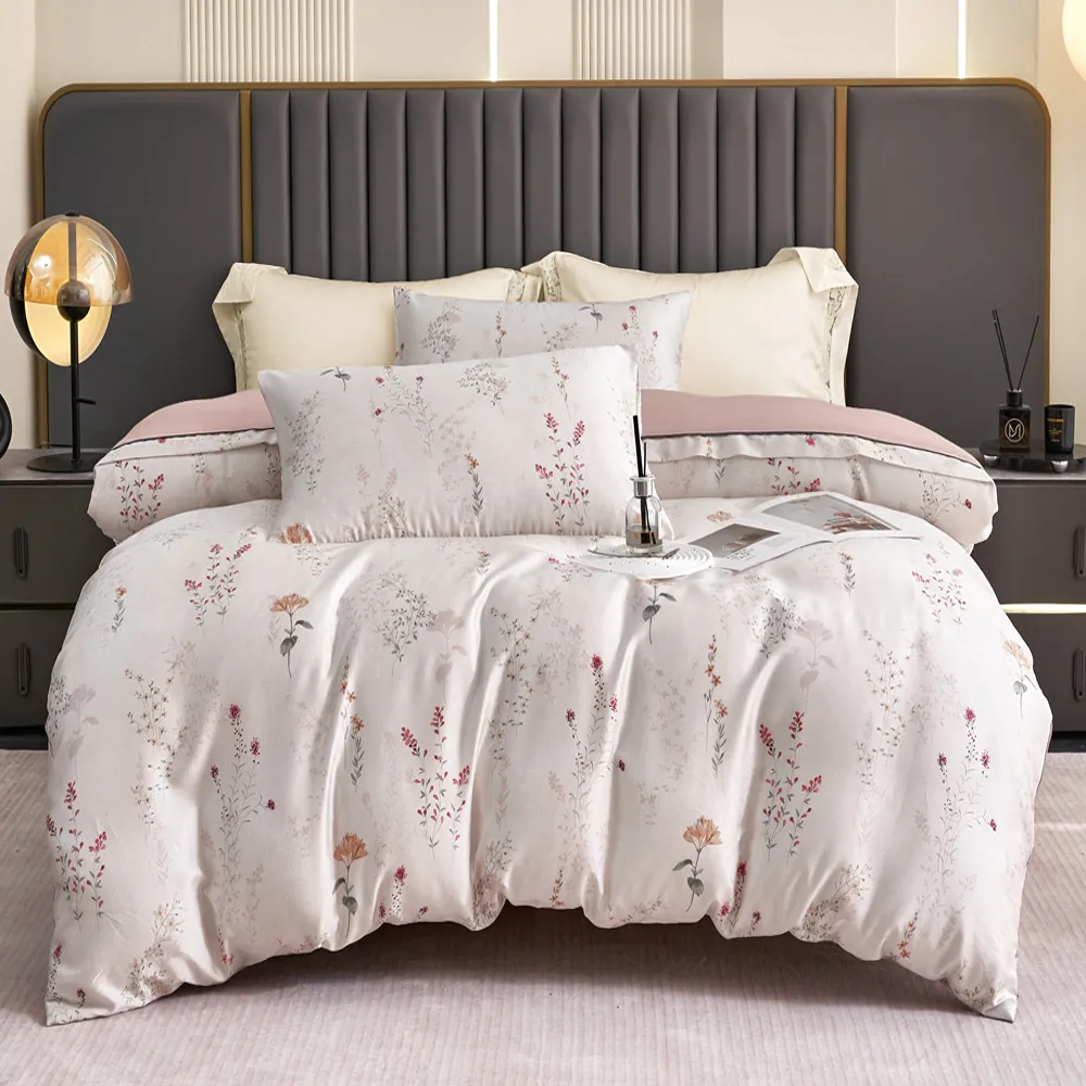 【ALAI 寢飾工場】5尺雙人60支天絲萊賽爾床包枕套組(多款任選 台灣製造)