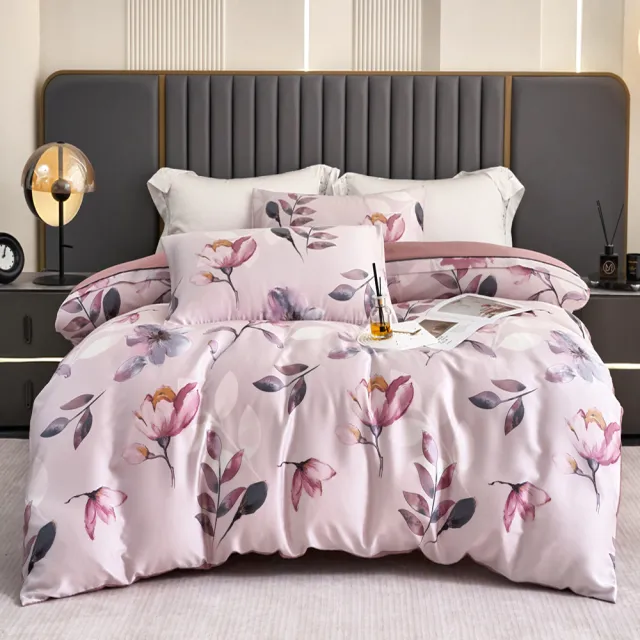 【ALAI 寢飾工場】5尺雙人60支天絲萊賽爾床包枕套組(多款任選 台灣製造)