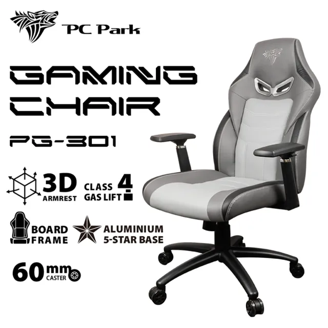 【PC Park】PG-301 電競椅 3D人體工學椅 本島免費宅配不組裝 電腦椅(電競椅)