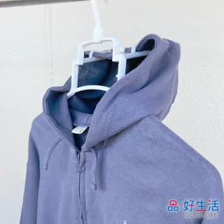 【GOOD LIFE 品好生活】可摺疊連帽上衣用立體速乾衣架(日本直送 均一價)