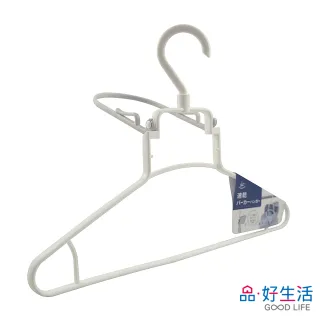 【GOOD LIFE 品好生活】可摺疊連帽上衣用立體速乾衣架(日本直送 均一價)
