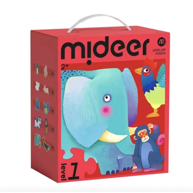 MiDeer 進階式拼圖-簡單動物（LEVEL1）