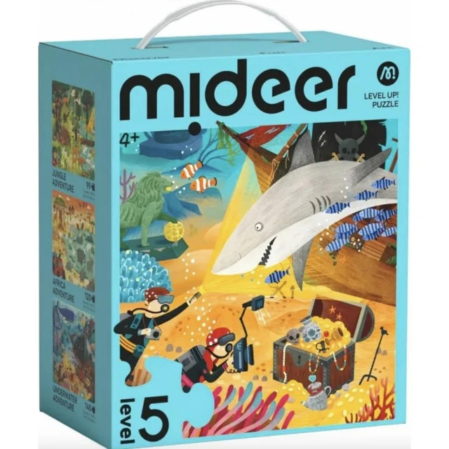 MiDeer 進階式拼圖-探索大自然（LEVEL5）
