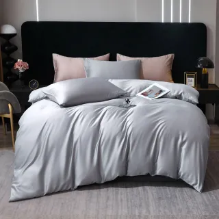 【ALAI寢飾工場】買1送1 60支100%天絲萊賽爾素色床包枕套組-均一價 單/雙/加大(多款任選/官方認證/300織)