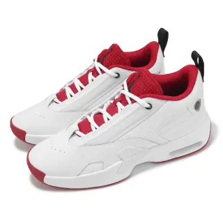 【NIKE 耐吉】籃球鞋 Jordan Max Aura 6 男鞋 白 紅 氣墊 緩震 運動鞋(FQ8298-106)