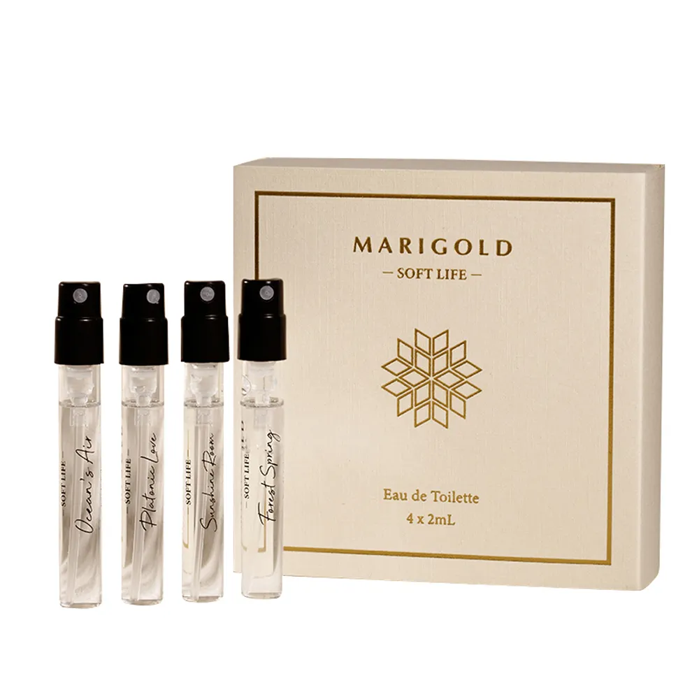【MARIGOLD 美爾朵】SOFT LIFE 初遇自然香水 4入小香禮盒(官方直營 香水/禮盒)
