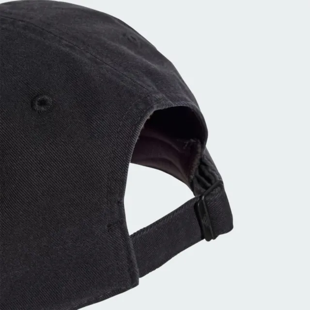 【adidas 愛迪達】帽子 運動帽 棒球帽 遮陽帽 CAP 黑白黃 JC6058