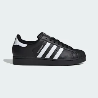 【adidas 愛迪達】休閒鞋 男鞋 女鞋 運動鞋 三葉草 SUPERSTAR II 黑白 JI0079