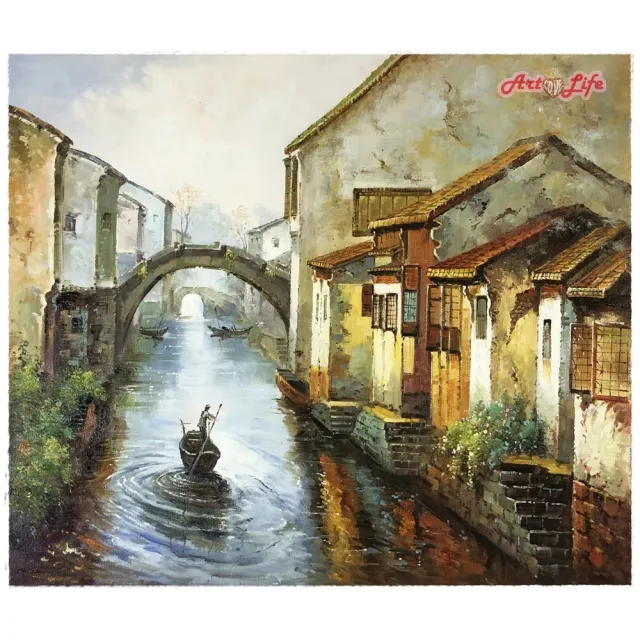 【ArtLife 藝術生活】A012高級手繪油畫_風景_50x60cm(五行風水畫、打造居家好運宅、手繪系列、擺飾畫)
